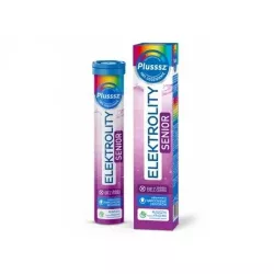 Plusssz Elektrolity Senior 100% Complex x24tabletki musujące Elektrolity POLSKI LEK