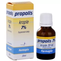 Propolis krople 7% Farmapia 20 ml naturalne preparaty na odporność FARMAPIA