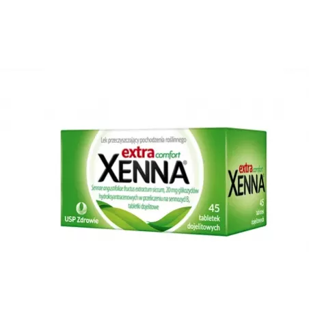 Xenna Extra Comfort tabletki dojelitowe x 45 tabletek preparaty na zaparcia US PHARMACIA SP. Z O.O.