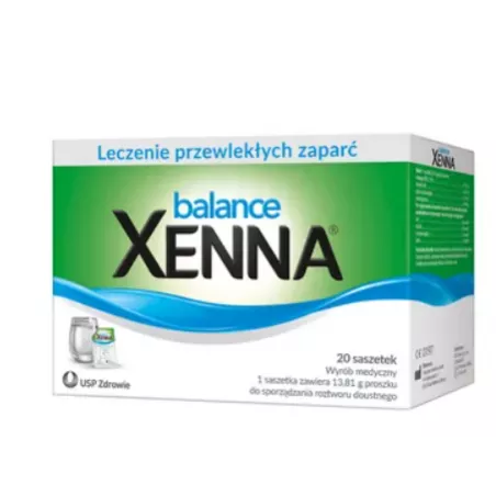 Xenna Balance x 20 saszetek w proszku preparaty na zaparcia USP ZDROWIE SP. Z O.O