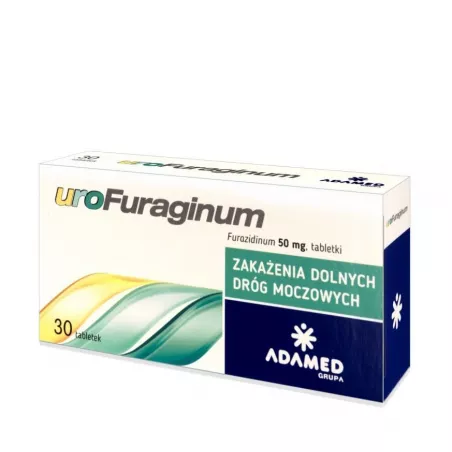 Urofuraginum 50mg x 30 tabletek infekcje ADAMED PHARMA SPÓŁKA AKCYJNA