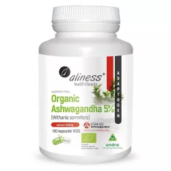 Aliness Ashwagandha 5% KSM-66 500mg 100 kapsułek wycofane