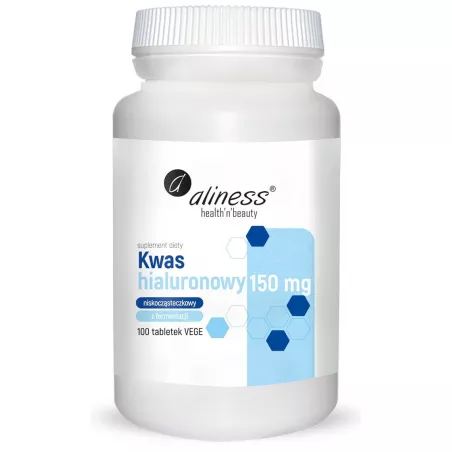 Aliness Kwas hialuronowy 150 mg 100 tabletek wzmocnienie Aliness