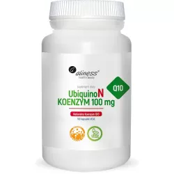 Aliness UbiquinoN koenzym Q10 100 mg 100 kapsułek Energia Aliness