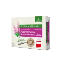Wierzbownica drobnokwiatowa forte x 60 tabletek powlekanych prostata ZAKŁADY FARM. COLFARM