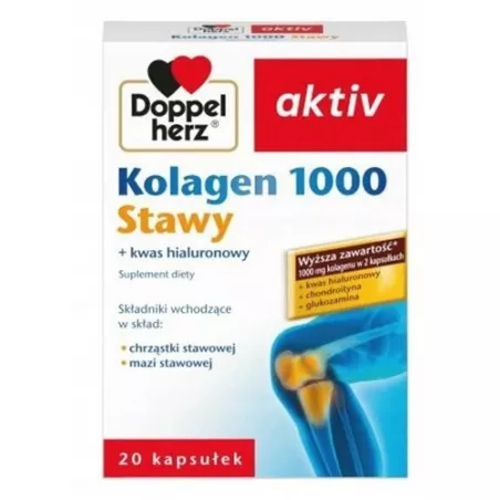 Doppelherz akt Kolagen 1000 Stawy x 20 kapsułek Zdrowie QUEISSER PHARMA GMBH & CO.