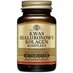 SOLGAR Kwas hialuronowy Biocell Collagen II x 30 tabletek suplementy na skórę włosy i paznokcie SOLGAR POLSKA SP. Z O.O.