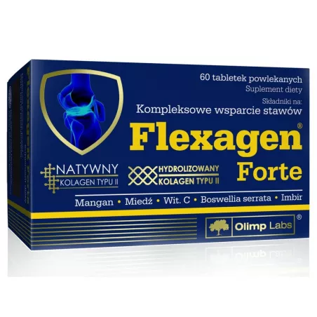 Olimp Flexagen Forte tabletki powlekane x 60 tabletek stawy OLIMP LABORATORIES