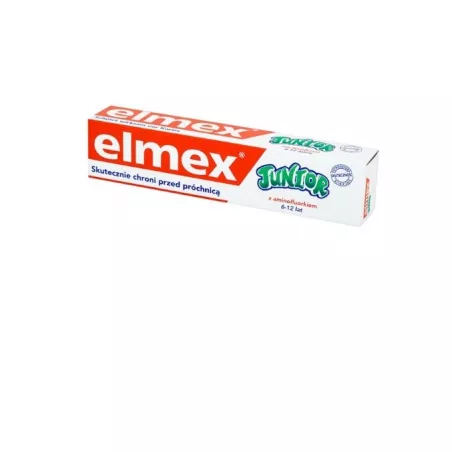 Elmex JUNIOR x 75 ml szczoteczki nici i pasty do zębów COLGATE-PALMOLIVE (POLAND) SP. Z O. O.