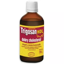Trigosan HDL krople x100ml leki i suplementy na cholesterol ASEPTA MGR DARIUSZ WĄSIKIEWICZ