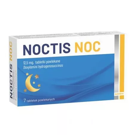 Noctis Noc 12,5 mg x 7 tabletek powlekanych Spokój i Sen BIOFARM SP.Z O.O.