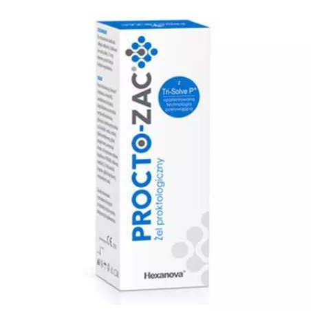 Procto-Zac, żel proktologiczny x30ml preparaty na hemoroidy HEXANOVA SP. Z O.O.