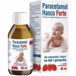 Paracetamol Hasco Forte zawiesina doustna x85ml ból gorączka PRZEDSIĘBIORSTWO PRODUKCJI FARMACEUTYCZNEJ HASCO-LEK S.A.