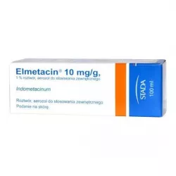 Elmetacin aerozol 10mg/g x 100 ml Inpharm ból mięśni pleców i kręgosłupa INPHARM SP. Z O.O.
