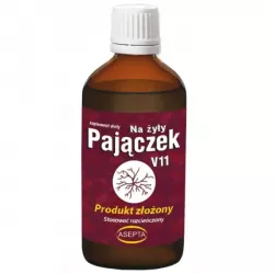 Pajączek V11 krople x 100ml preparaty na żylaki ASEPTA MGR DARIUSZ WĄSIKIEWICZ