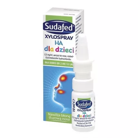 Sudafed Xylospray HA dla dzieci aerozol do nosa 10 ml leki na katar MCNEIL HEALTHCARE (IRELAND) LIMITED