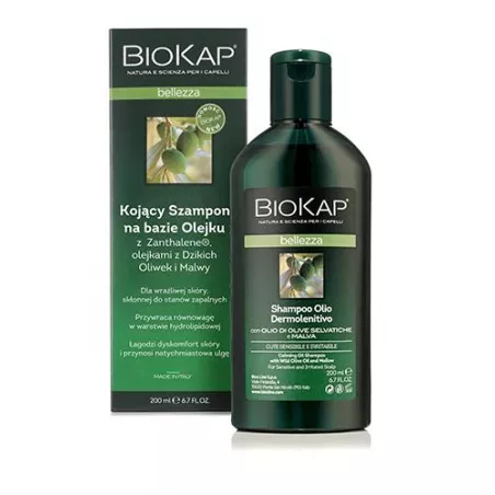 Biokap Bellezza Kojący szampon x 200ml włosy naturalnie BIOS LINE S.P.A.