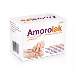 Amorolak lakier do paznokci leczniczy 0.05g/ml x 3 ml leki na grzybicę SUN-FARM SP. Z O.O.
