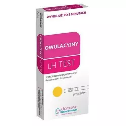 Test Owulacyjny LH x 5 sztuk Testy diagnostyczne HYDREX DIAGNOSTICS SP. Z O.O.SP.K.