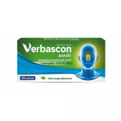 Verbascon Zatoki x 30 tabletek ( 01.04.2024 r ) chore zatoki POLSKI LEK