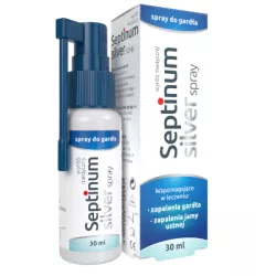 Septinum Silver spray x 30 ml leki na ból gardła i chrypkę NATUR PRODUKT PHARMA SP. Z O.O.