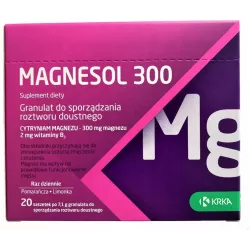 Magnesol 300 granulat x 20 saszetek magnez KRKA D.D. NOVO MESTO