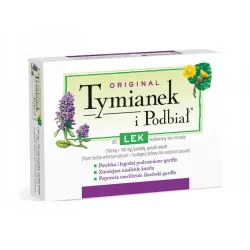 Tymianek i podbiał 24 pastylek leki na ból gardła i chrypkę PERRIGO POLAND SP. Z O.O.