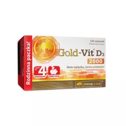 Olimp Gold-Vit D3 2000 x 120 tabletek witamina D OLIMP LABORATORIES