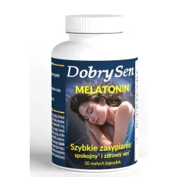 Dobry Sen Melatonin x 30 kapsułek Spokój i Sen UNIPHAR SP Z O.O.