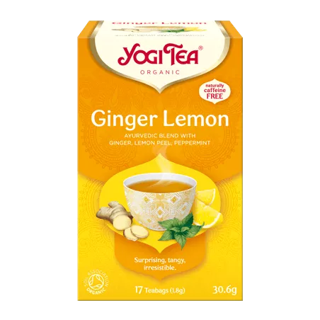 YOGI TEA Herbata Ginger Lemon herbatki Lune Tea, Yogi Tea, Ziolove YOGI TEA