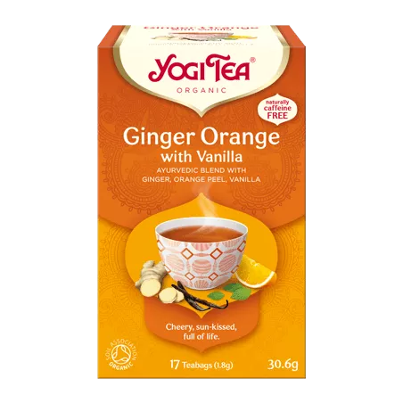 YOGI TEA Ginger Orange with Vanilla herbatki Lune Tea, Yogi Tea, Ziolove YOGI TEA