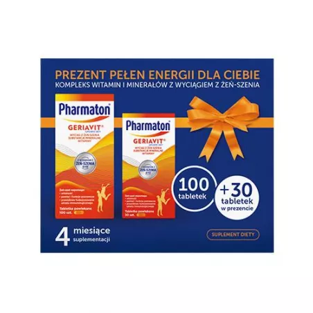 Geriavit pharmaton 130 tabletek (100+30) 1 zestaw witaminy dla seniora SANOFI AVENTIS SP. Z O.O.