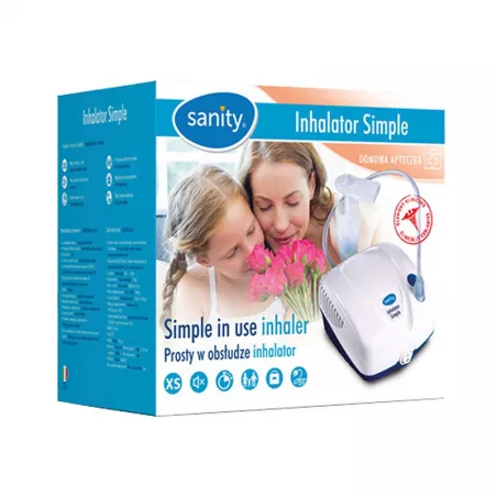 Inhalator SANITY smart & easy 1 sztuka Inhalatory ALBERT-POLSKA