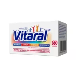 Vitaral tabletki drażowane x 60 tabletek Multiwitaminy LABORATOIRE CHAUVIN S.A.