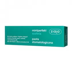 ZIAJA MINTPERFEKT Pasta Szałwiowa x 75 ml szczoteczki nici i pasty do zębów ZIAJA LTD. Z.P.L. SP. Z O.O.