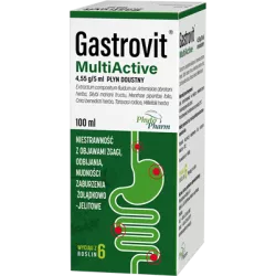 Gastrovit Multiactive ( dawniej Artecholin N ) płyn 4.55g/5ml x 100 ml niestrawność PHYTOPHARM KLĘKA S.A.