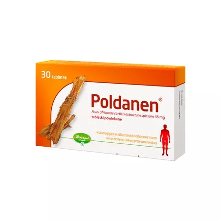 Poldanen 46 mg x 30 tabletek powlekanych prostata POZNAŃSKIE ZAKŁADY ZIELARSKIE "HERBAPOL" S.A.
