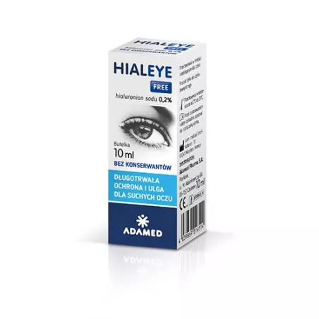 Hialeye 0.2 free x 10 ml krople do oczu ADAMED PHARMA SPÓŁKA AKCYJNA