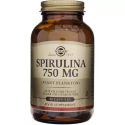 Solgar Spirulina 750mg x 80tabletek spirulina SOLGAR POLSKA SP. Z O.O.