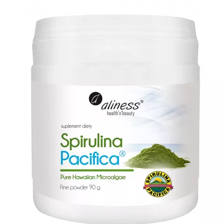 Aliness Spirulina Pacyfica® 500 mg 90 g naturalne preparaty na odporność Aliness