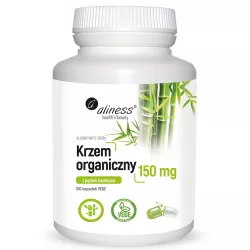 Aliness Krzem organiczny 150 mg 100 kapsułek wzmocnienie Aliness