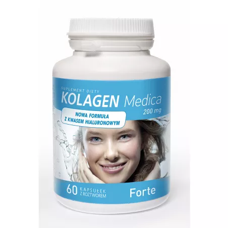 Aliness Kolagen Medica 200 mg 60 kapsułek Skóra Włosy i paznokcie Aliness