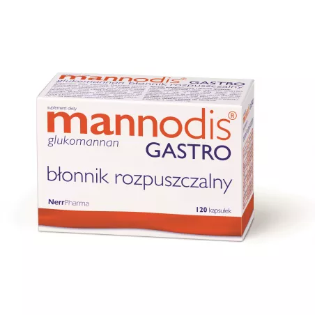 Mannodis Gastro kapsułki twarde x 120 kapsułek brak apetytu NERR PHARMA SP.Z O.O.