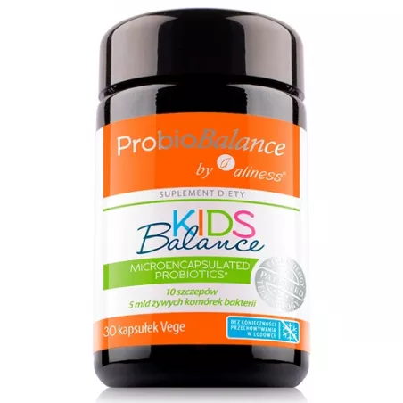 Aliness ProbioBalance KIDS 5MLD 30 kapsułek probiotyki na trawienie Aliness