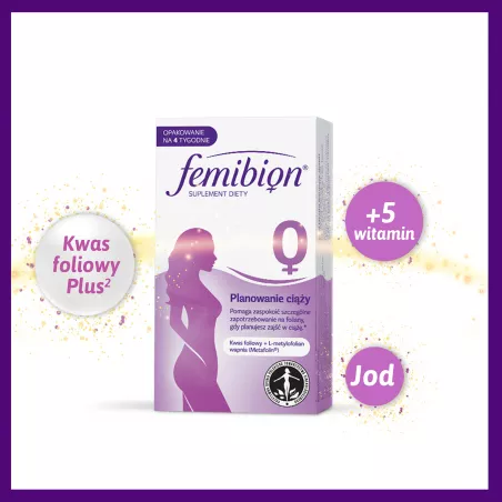 Femibion 0 Planowanie ciąży x 28 tabletek ( data ważności 31.03.2024 ) witaminy wspomagające PROCTER & GAMBLE HEALTH POLAND S...