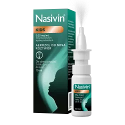 Nasivin kids 0.25 mg/ml z glicerolem aerozol x 10 ml leki na katar MERCK SP.Z O.O.