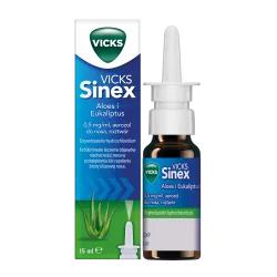 Vicks Sinex aerozol do nosa 0.5mg/ml x 15 ml leki na katar WICK PHARMA ZWEIGNIEDERLASSUNG DER PROCTER & GAMBLE GMBH
