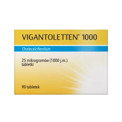 Vigantoletten 1000, 1000 j.m x 90 tabletek witamina D P&G HEALTH GERMANY GMBH