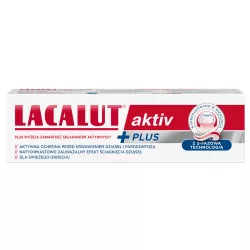 LACALUT AKTIV PLUS Pasta do zębów 75 ml szczoteczki nici i pasty do zębów NP PHARMA SP. Z O.O.