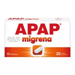 Apap migrena tabletki powlekane 20 tabletek migrena USP ZDROWIE SP. Z O.O